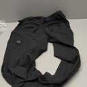 QBK High Rise Yoga Scrub Pants Women - Straight Wide Leg Uniform Pants with Cargo Pocket, Anti-Wrinkle & Knit Yoga Waistband (Medium, Black)