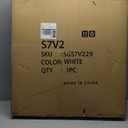 Cumbor 2 Pack 29.7-46" Baby Gate for Stairs, Mom's Choice Awards Winner-Auto Close Dog Gate for doorways, Easy Install Pressure Mounted Pet Gates indoor, Easy Walk Thru Wide Safety Gate for Dog, White