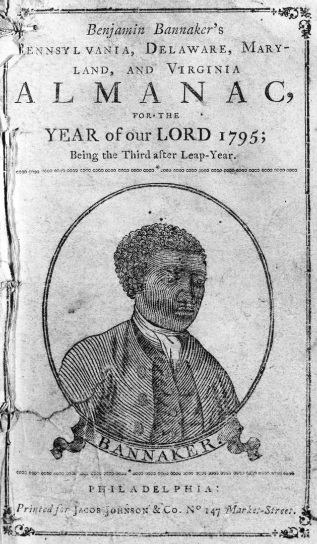 Banneker Almanac 1795 Nwoodcut Title-Page With The AuthorS Portrait To Benjamin BannekerS Almanac 1795 Poster Print by (18 x 24)