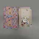 Shorogyt Compatible with Magsafe Wallet with Grip Magnetic Card Holder - Cute Phone Wallets with Ring Stand for iPhone 17/16/15/14/13/12 Series for Women Girls Retro Bouquet Design, Fit 7 Cards