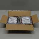 Pedestal Fender Light Double-Face Square Amber/Red 39 LED Clear Lens Stud Mount Stop Turn Tail Signal Trailer Light for Semi Truck Peterbilt Kenworth Freightliner Towing Dual-Face Waterproof 2 Pack