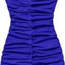 EXARUS Girls Formal Long Sleeve/Spaghetti Strap Dress Teen Party Dance Tween Juniors Tight Cute Bodycon Short Dresses 12