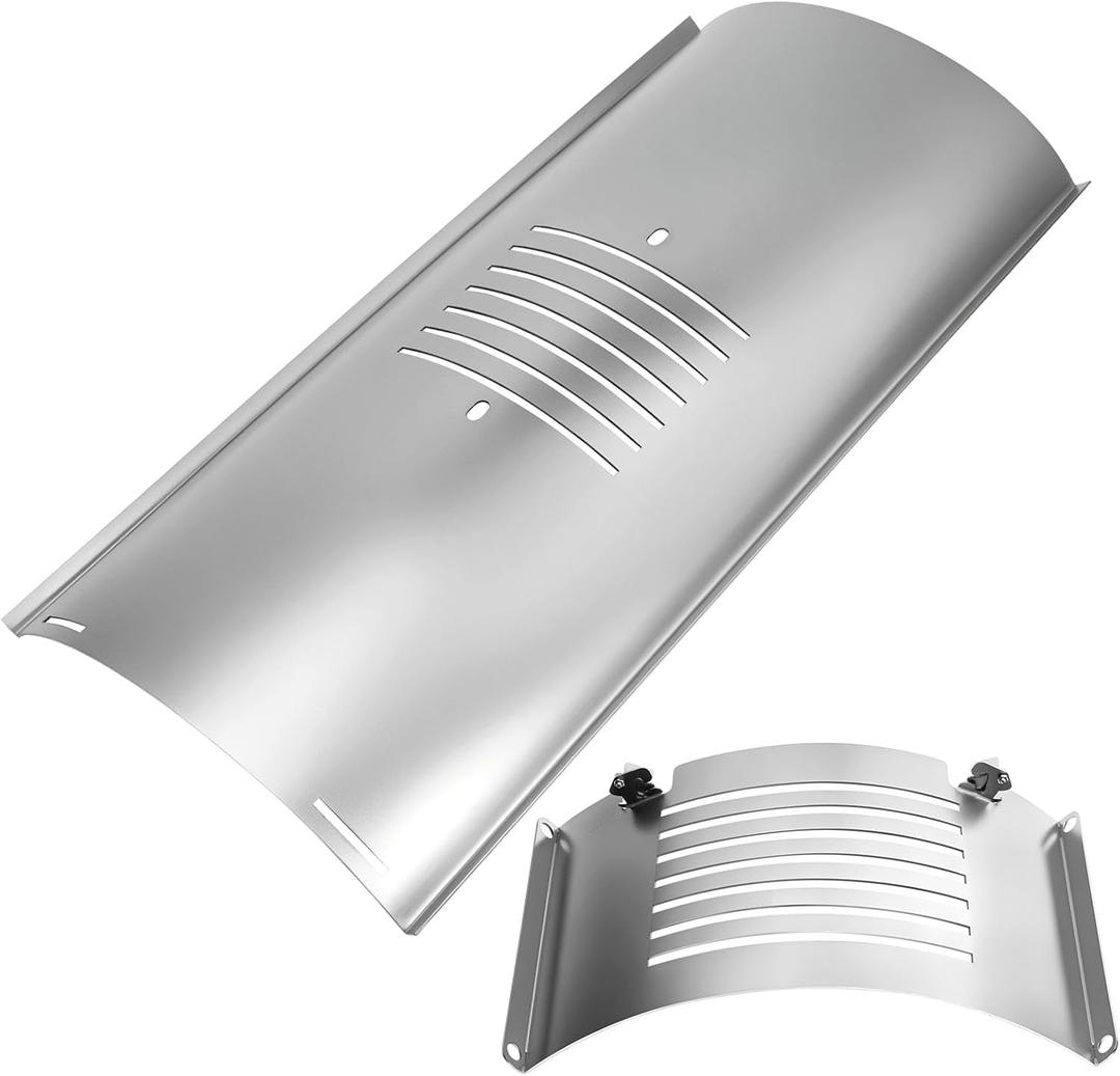 Flame Broiler Kit for Pit Boss Pellet Grills in PB1600 PB1150 PB1100 PB1000 Series, Flame Broiler Slide Cover and Bottom for PB1100PS1 Pit Boss Smoker Grill Replacement Parts