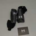 Under Armour Youth Soccer Shin Guards Challenge Shin (Small, Black/Castle Rock)