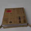 LONGKING 30-Pack 12x12in Vinyl Flooring Tiles - Effortless Peel and Stick Floor Tiles for Kitchen, Dining Room, Bedrooms, 30 Sq. Ft (Brown Segment)