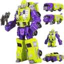 MIEBELY Toddler Robot Vehicles Set  4Pcs Transforming Robots Toys for Kids  Magnetic Toys with Sturdy Connectors, Easy DIY Assembly Function  4in1 Educational STEM for 3 4 5 6 Year Old Boys