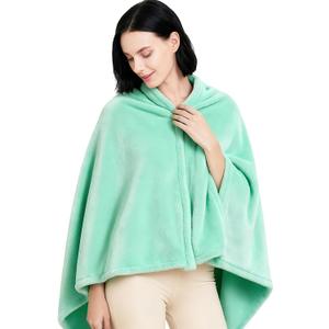 Ponchos for Women, Comfy Wearable Blanket, Gifts for People Who are Always Cold, Winter Shawl for Home, Office, Travel