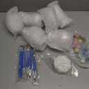 Fuyoooo 6 Sets Paint Your Own Vases Unpainted White Vases Ceramic Painting Kit for Adults with Paint Brushes, Underglaze Paints and Palettes for Christmas Birthday Party Activity Gift Art DIY Supplies