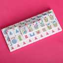 1.2American Mahjong Tile Set, 166 Mahjong Game Set with Pink Color (Tiles Only, No Racks and Other Accessories)