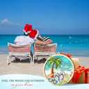 2 x Beach Gifts for Women Men - Beach Ornaments - Decoration Gifts for Family, Friends, Couple - Beach Themed Gift - Beachy Coastal Christmas Decor - Wooden Christmas Ornament 2025