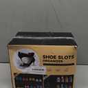 Shoe Slots Organizer 12 Pack - Shoe Stacker,3 Levels Adjustable,Space Savers 50%,Double Layer Holders for Closet (Transparent),Organizador de Zapatos