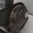 Lasko Portable Utility Fan, 12 289 CFM Pivoting High Velocity Air Mover Blower Fan, 3 Speeds, 2 Accessory Outlets 120V, Black, U12104