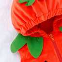 JIFRE Cute Baby Halloween Pumpkin Costume, Toddler & Infant Unisex-Kids Costume for Boys & Girls (Orange)
