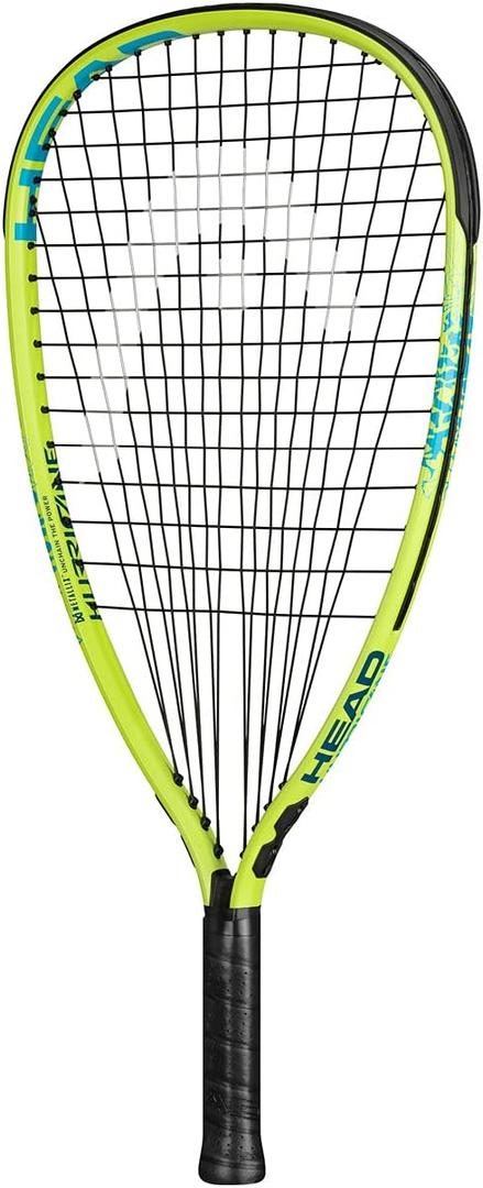 Head MX Hurricane Pack - Beginners Pre-Strung Racquetball Racket Set w/Goggles & Two Balls