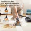 Portable Steam Carpet Cleaner, 203°F Steam & 18,000Pa Suction