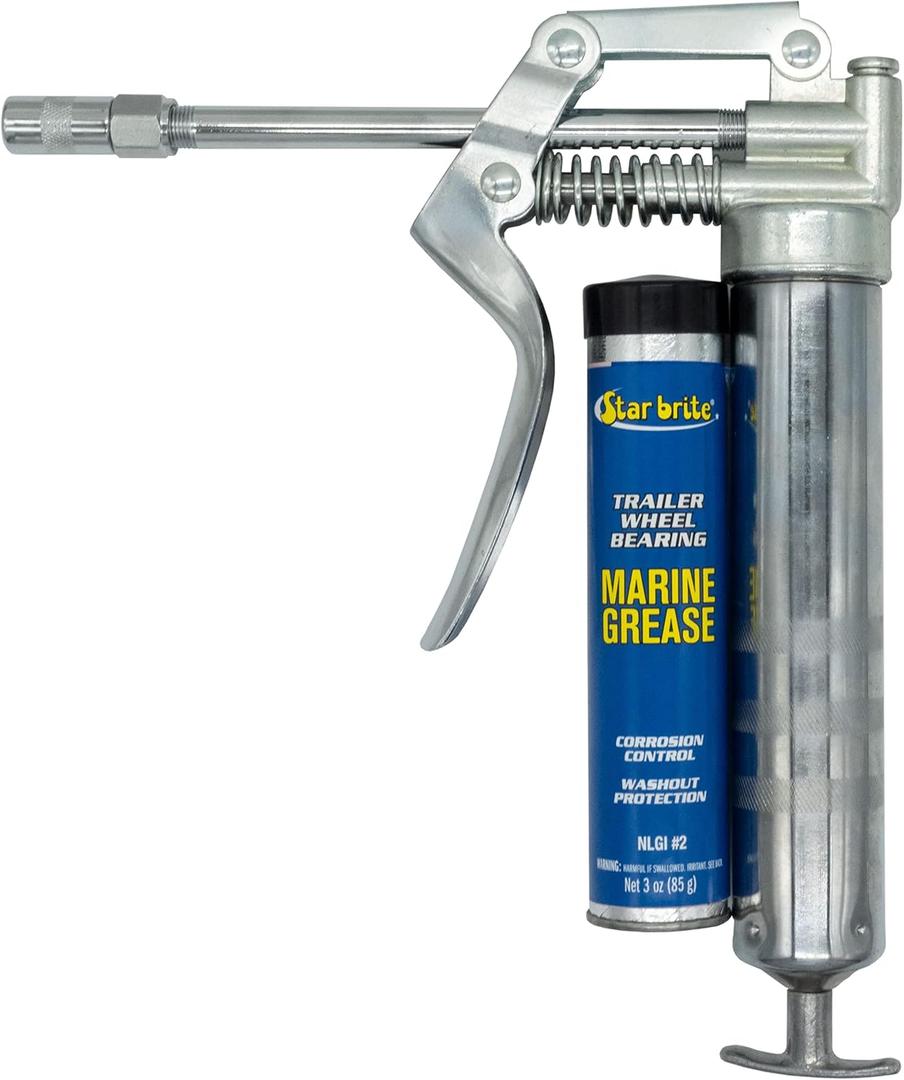 STAR BRITE Trailer Wheel Bearing Grease NLG#2 - Advanced Marine-Grade Protection Against Rust, Corrosion & Water Washout