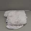 GALLETY White Table Cloth for 5FT Round Tables, Fitted Spandex 120 inch Round Tablecloth, Wrinkle Free White Table Skirt for Receptions Birthday Holiday Dinner Banquet Engagement Party Decoration