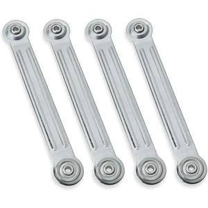 4/Pack Glider Bearing Arm Brackets Replacement Patio Glider Parts Rocker 9" Overall Length, 7-1/2" from Hole to Hole (9 Inch)