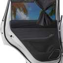 ZATOOTO Car Window Shades, 2 Pack Double Layer Car Sun Shade for Side Window Baby Sun Shade Full Shade & Half Shade & Full See-through 3 Option, Blackout Car Window Cover for Privacy Block UV Ray Heat