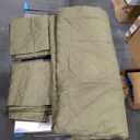 Legacy Decor 3 Pcs Bedspread Quilt Coverlet Stitched Pinsonic Reversible Oversized King / Cal-King Size Sage Color