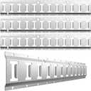 UMIRO 2ft E-Track Rail, Galvanized Silver,4500 lbs Break Strength,48-Inch Cargo Tie-Down Track for Trailer, Truck, Van, Pickup, 4 Pack