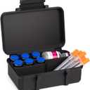 10ml and 30ml Vial Case - Travel Case with Space for Syringes and Skin Prep Wipes - Fits Six 10ml Vials and One 30ml Vial