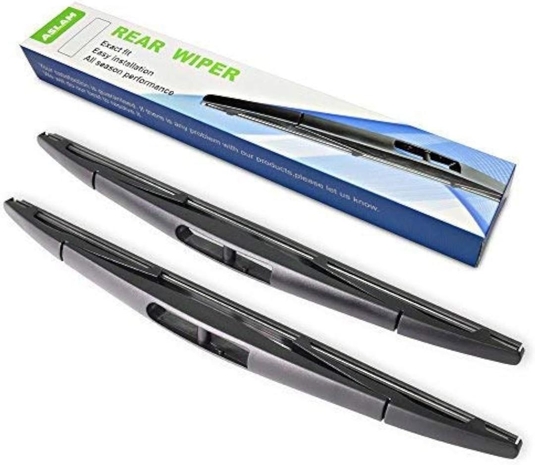 Rear Wiper Blade,ASLAM 16B Rear Windshield Wiper Blades Type-E for Original Equipment Replacement,Exact Fit(Pack of 2)