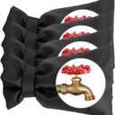 Outdoor Faucet Covers for Winter 4 Pack Faucet Cover Freeze Protection Insulated Anti-Freeze Waterproof Material Reusable Faucet Cover Socks for Various Faucet Spigot,Pipe,Garden Hose Bib