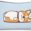 Deanfun Small Makeup Case - Cute and Waterproof Cosmetic Bag for Women(Corgi D5-55061)