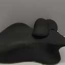 Koriva Ergonomic Memory Foam Wedge Pillow, 27° Angled Couples Pillow, Neck Support Pillow Back Support Cushion, Multi-Functional Bed Position Pillow with Removable Cover, Black