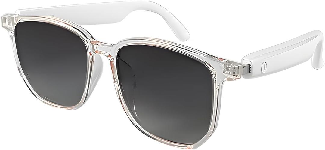 Smart Glasses for Women, Polarized Lens, Bluetooth 5.3, Audio Glasses Mic & Speakers, Open-Ear Clear Sound, Touch & Voice Assistant Compatible, Remote Photography, Ultralight Comfortable for outdoor.
