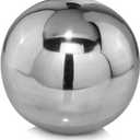 Bola Polished Sphere, Aluminum, Filler, Tabletop, Modern, Buffed, Circle, Home, Office, Sphere, 5"Diameter