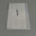 DY.2ten Clear Dividers for 6 Ring Binder, 7-Tab Sturdy Plastic Dividers, A5 Index Divider, 6 Hole Binder Dividers, Insertable Notebook Planner Tab Dividers for Binders