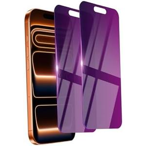 Ifaeveus 2 Pack Privacy Screen Protector for iPhone 17 Pro Max Tempered Glass 6.9'' Private Saver Anti-Spy Eye Protection Anti-Scratch Full Coverage No Bubble