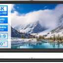 50 inch Small Projector Screen, Goldengrainv Retractable Pull Up Screen, Floor Projector Screen, 16:9 4K Portable Screen for Projector, Roll Down Movie Screen for Gaming Indoor, Mini White Screen