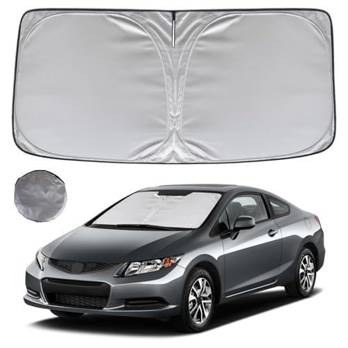 Amazon.com: KAYZT Windshield Sun Shade for 2012-2015 Honda Civic Foldable Sunshade Front Window Custom Fit Car Accessories : Automotive