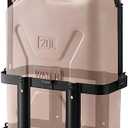 Racewill 5 Gallon Water Storage Containers Holder Mount - Only Fit for Scepter Water Container and Fuel Can 20L - Lockable Mounting Bracket for Camping, RV, and Overlandin, Black