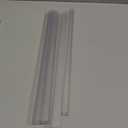 AmazerBath 5 PCS Shower Door Side Seal Strip for 3/8 Inch Glass - 15.75 Inches x 5, 5 Sections Segmented Shower Installation Kit, Frameless Glass Door Seal Strip
