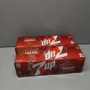 2 x 7UP Cherry Flavored Soda, 12 fl oz cans, 12 pack