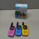 Rechargeable Walkie Talkies for Kids, Walkie Talkie Toys for Girls Boys, Outdoor Toys/Outside Games for Kids Age 4-8-12, Birthday Gifts for 4 5 6 7 8 9 10 Year Old Kids Girl Boys (3PACK, Blue Pink Yellow)