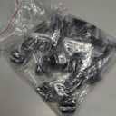 Funrous 24 Pcs Iron Baluster Shoes Stair Flat Shoe with Screw for 1/2 Inch Square Scroll Basket Twist Knuckle Staircase Balusters Metal Spindle Railing, Satin Black