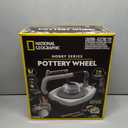 NATIONAL GEOGRAPHIC Hobby Pottery Wheel Kit - 8" Variable Speed Pottery Wheel for Adults & Teens with Innovative Arm Tool, 3 Lb Air Dry Clay & Art Supplies, Crafts for Adults, Craft Kits for Teenagers