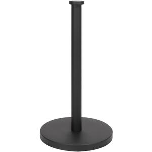 NearMoon Standing Paper Towel Holder, Kitchen Paper Towel Tissue Holder- for Bathroom Countertop, Standard or Jumbo-Sized Roll Paper (with Stainless Steel Base, Matte Black)