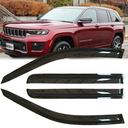 4pcs Original Shatterproof Rainproof Side Window Wind Deflectors for 2022-2025 Jeep Grand Cherokee,Rain Guards,Nice Looking Window Visors for Cars,Vent Deflector 94334