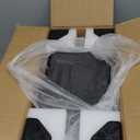 Smart Aquarium Fish Tank with Silent Water Pump, 2.4 Gallon Small Aquarium with Quick Start Kit, Temperature Display, Humidifier and RGB Lights, Perfect for Home, Office, and Decor (Black)