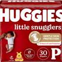 Huggies Newborn Diapers, Little Snugglers Baby Diapers, Size Preemie (up to 6 lbs), 30 Count (Pack Of 2)