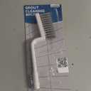 Lumkew Grout Cleaner Brush V Shape, Stiff Grout Cleaning Brushes for Tile Floor, Handheld Grout Scrub Brush Set for Shower, Bathroom, Kitchen, Household Use,2 pcs