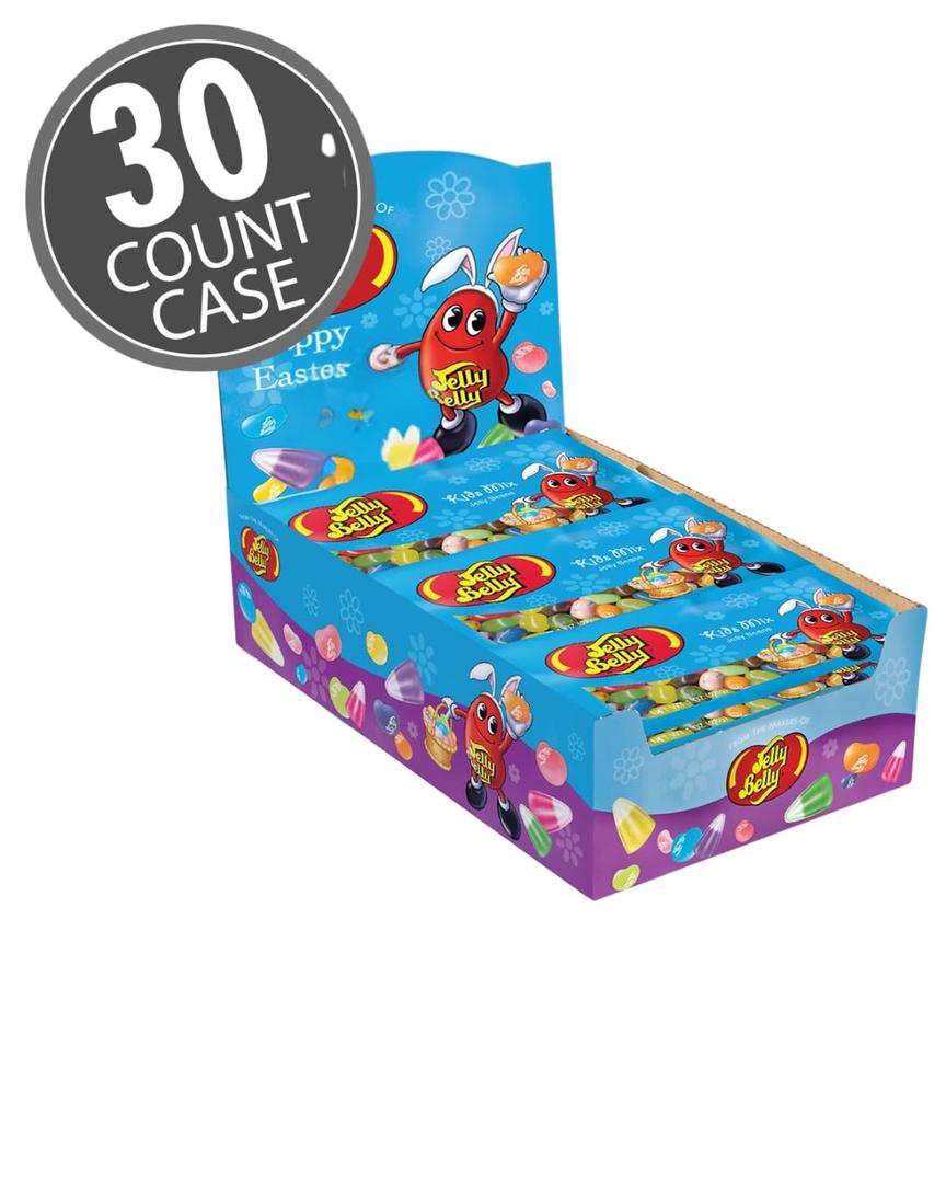 Jelly Beans Mix Assorted Flavored Individually Wrapped, Gourmet Sweet Treat Candies for Easter Gifts Baskets and Birthday Party Favors, 1 Ounce Each, Pack of 30 (EXP 11/16/25)