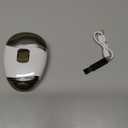 Electric Nail Clipper, with polishing, Nail Polish lamp Function, Nail chip Storage, Three Gear Adjustment, Suitable for The Elderly, Adults and Infants to use Safely (White)