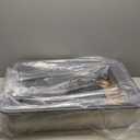 XXXL Extra Large Stainless Steel Litter Box, 28" L x 20" W x 14" H Super Large Stainless Steel Litter Box, Suitable for Large Cats and Multiple Cats, Non-Sticky, Anti-Leakage, Easy to Clean